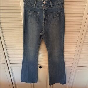 Veronica Beard Beverly Skinny Flare Jeans